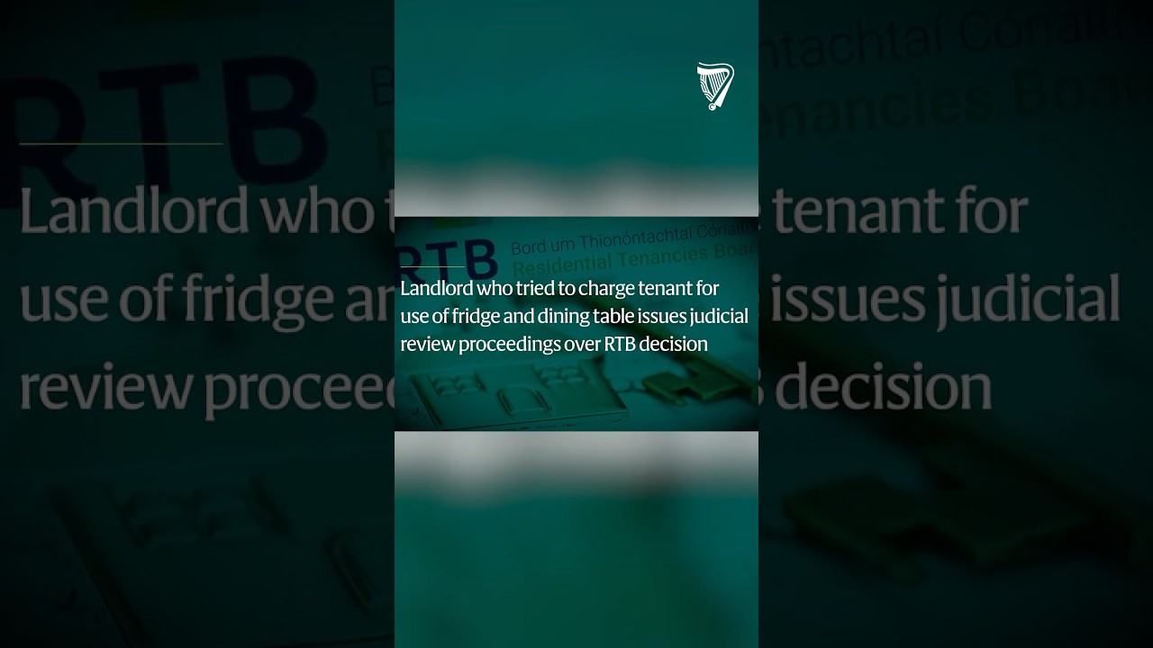 Landlord who tried to charge tenant for use of fridge and dining table issues judicial review Landlord who tried to charge tenant for use of fridge and dining table issues judicial review