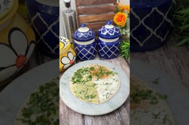 4 in One Paratha❤️ #ytshorts #food #reel #cooking