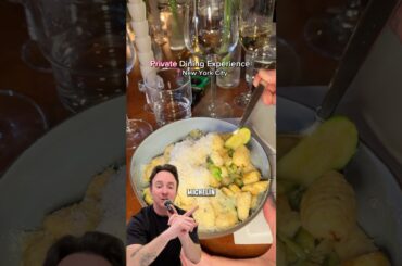 An intimae dining exlerjence run by Michelin-trained chefs 🥂 #nyc