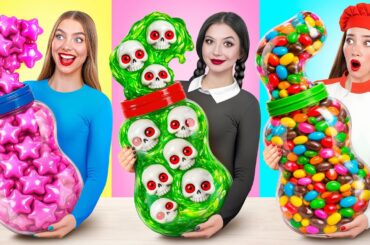 Wednesday vs Grandma Cooking Challenge | Simple Kitchen Recipes by Multi DO Challenge