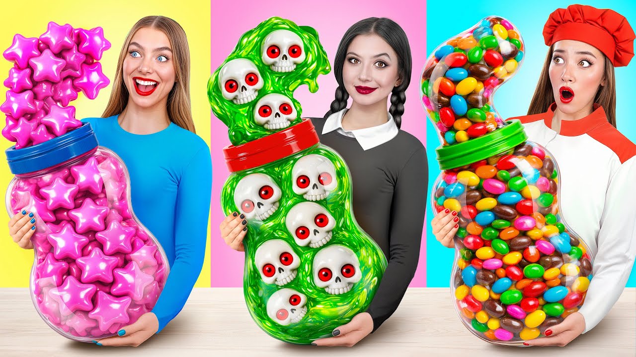 Wednesday vs Grandma Cooking Challenge | Simple Kitchen Recipes by Multi DO Challenge Wednesday vs Grandma Cooking Challenge | Simple Kitchen Recipes by Multi DO Challenge