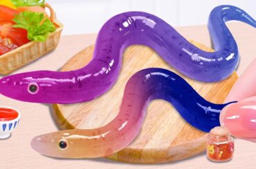 Makanan Terbaik 🐍 Belut Pedas Dimasak dengan Saus Cabai Kental 💖Little Chef’s Table