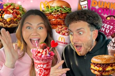 TRYING NEW MENU ITEMS AT FAST FOOD RESTAURANTS!! *NEW YEAR NEW BIG BACK SEASON*