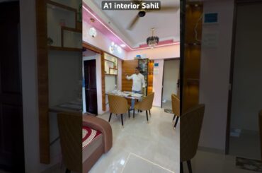 Modern folding dining table design ideas !!#diningtable #foldingdiningtable #interior #shorts #viral