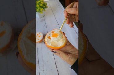 Orange Posset (Icecream) #viralvideo #shortvideo #food #cooking #orange #icecream #foodies
