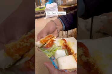 Sometimes, a street sandwich feeds the soul more than fine dining 🥪✨#food #shortsviral #vlog #delhi
