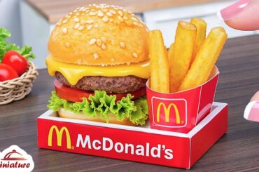 🍔 So Yummy Mini McDonald’s Big Mac Recipe | ASMR Cooking Mini Food