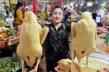 Market show: Buy duck and chicken for cooking | Yummy duck recipe
