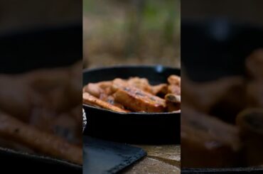Every Cook Ends Like This… #cooking #campfire #food #outdoorcooking #grilltime #shorts