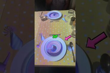 Dinner table turned into a show 😱