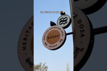 Trying Mumbai’s Benne ✨☺️Worth the hype? #dosa #delhifood #food #ytshorts