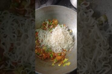 Village Cooking Veg Maggie । Simple & Healthy  Maggie Recipe  #shorts #villagecookingbabu #cooking