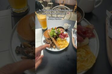 Viral Malaysian Restaurant 🇲🇾🌝 #kualalumpur #travel #asia #food #malaysia #chicago