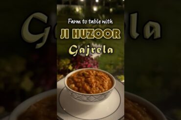 GAJRELA 🥕 Nani Style Punjabi Gajar Ka Halwa 😋 | From Farm to Kadhai! | Ji Huzoor |Chef Harpal Singh