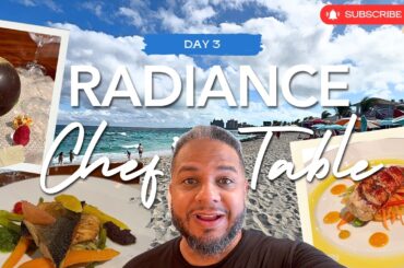 The Chef's Table Experience 🍽️ on Radiance of the Seas is Definitely Worth Your Money! | Vlog Day 3