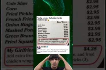 This restaurant is genius. The universal truth of dining out monitized.. it's just missing the ranch