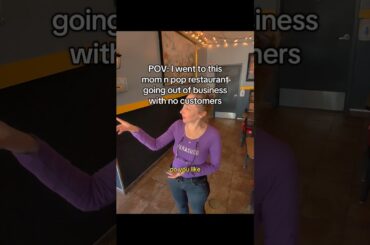 This mom n pop restaurant is behind on rent and in danger of closing #localbusiness #wholesome