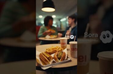 Chef's Table: Gas Station Roller Hot Dogs #sora #sora2 #shorts