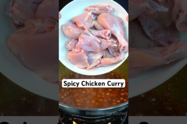 Spicy Chicken Curry #asmr #cooking #shorts #viral #recipe #chicken #food #indianfood
