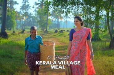 Kerala Village Style Colocasia Root Ada & Sardine Curry | Village Cooking | Simple & Soulful Food.