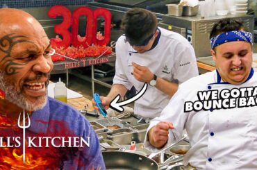 Chef Uses Thermometer, Still Serves Mike Tyson Raw Chicken | Hell's Kitchen Full Service