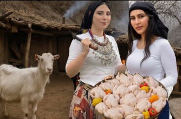 Rainy Village Day: Cow Birth & Traditional Chicken Cooking