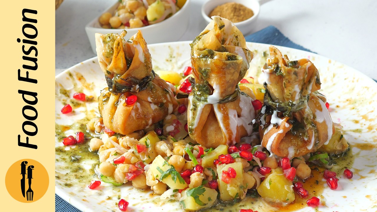 Potli Samosa Chaat Ramzan Special Recipe By Food Fusion Potli Samosa Chaat Ramzan Special Recipe By Food Fusion