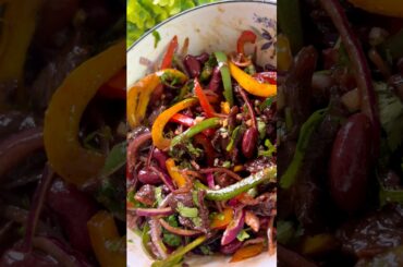 Iftorlik uchun loviyali salat🥗 #food #retseptlar #salat # #recipe #cooking