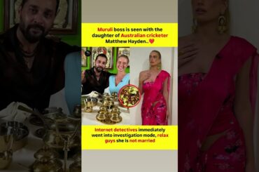 Visuals showing former Indian opener Murali Vijay dining with Grace Hayden daughter of Australian ❤️