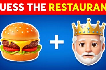 Guess the Fast Food Restaurant by Emoji 🍔🎯 Emoji Quiz Challenge 2026