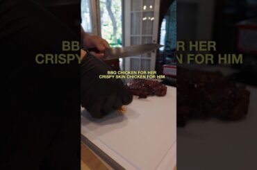 what I cooked as a personal chef in beverly hills. crispy skin and BBQ chicken!