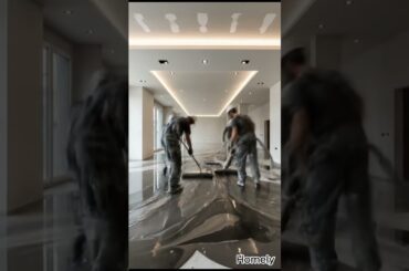 INSANE Epoxy Floor Transformation | Luxury Dining Space Renovation