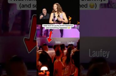 I sat at Laufey and Junia’s table! #grammys #laufey
