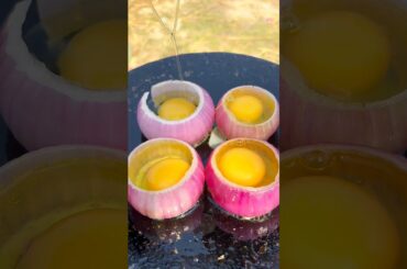 Onion Ring Egg Bulls Eye || Pm Cooking || #shorts #cooking