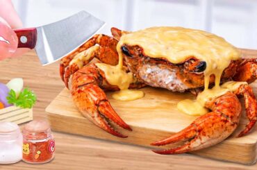 Top Dish 🦀 Kepiting Saus Asam Manis dengan Daging Juicy🔥Little Chef’s Table