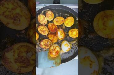 Anda Fry ASMR Cooking ||#shorts #asmr #cooking #food #recipe