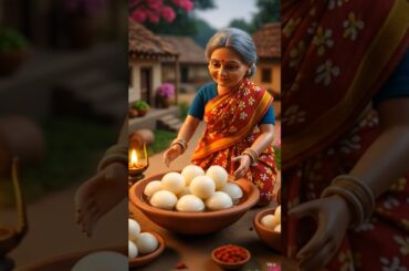 Miniature Village Rasgulla 🍯 | Cow Milk to Sweet | Doll Cooking | No Talking ASMR #shorts #cooking