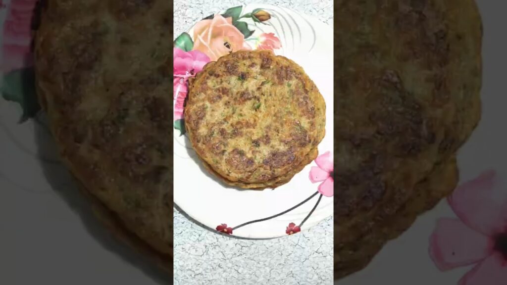 Besan Aaate or Hari Sabjiyon se healthy nasta #breakfast #recipe