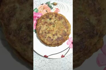 Besan Aaate or Hari Sabjiyon se healthy nasta #breakfast #recipe