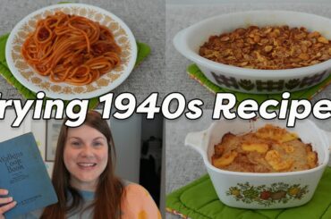Trying 1940s Recipes from The Watkins Cookbook - Here's What Happened!