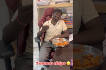 Healthy Tomato chips le aai 😋😍 #food #cooking #lifestyle #recipe #vlog #shorts #minivlog