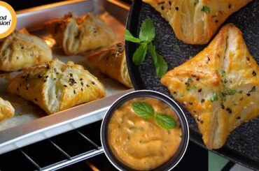 Chicken Pyramids Puffs Ramzan Special Recipe by Food Fusion