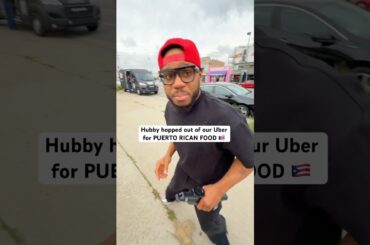 Hubby hopped out of our Uber for PUERTO RICAN FOOD #food #badbunny #puertorico