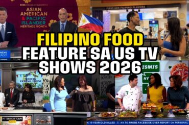 FILIPINO FOOD SPOTLIGHT SA US TV SHOWS 2026 #filipino #filipinofood