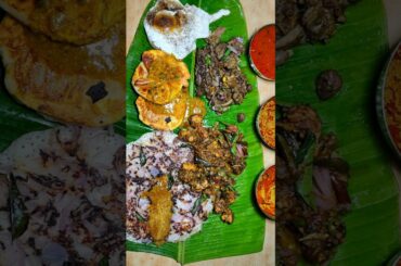 💥💢 MUTTA BUN PAROTTA + Chicken Varuval and குடல் கறி #shorts #foodshorts #tamilshorts