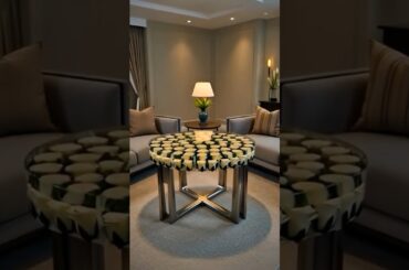 Stunning Rose & Epoxy Dining Table - Room Transformation #diy  #transformation  #epoxyresin #shorts