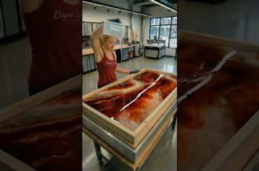 Would You Choose This Red Marble Dining Table for Your Home? #diy #diycrafts #homedecor #shorts