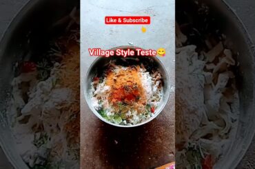 Cabbage lovers ke liye Special Recipe 😋 #village #desi nashta # food #cooking #recipe#yt shorts