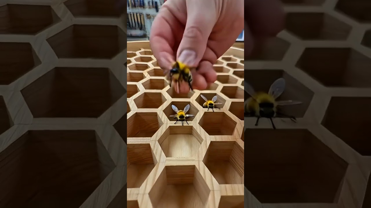 The Most Satisfying Woodworking Project Ever! 🍯 Beehive & Resin Table The Most Satisfying Woodworking Project Ever! 🍯 Beehive & Resin Table