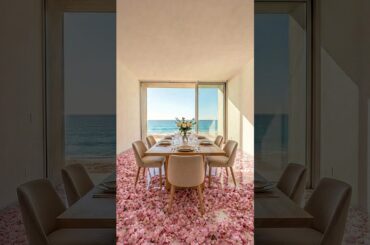 This Dining Room Floor Looks Like Glass 😱 Cherry Blossom Epoxy Transformation Reveal 🌸✨